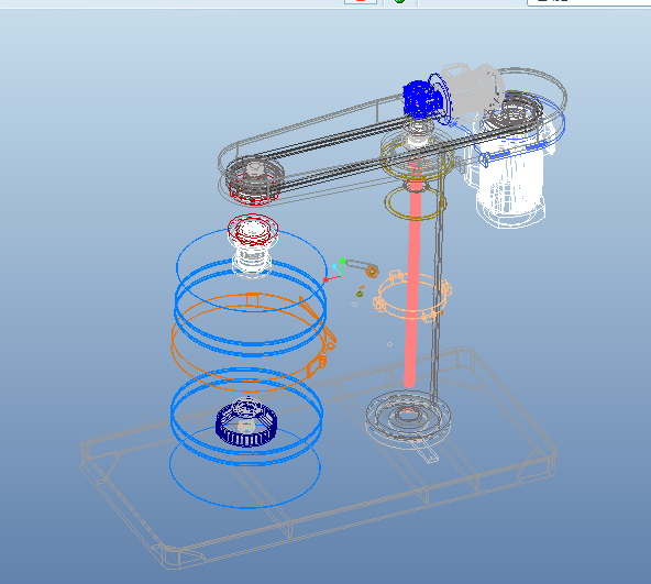 立式电动搅拌机设计及建模【含三维图+CAD图+文档】